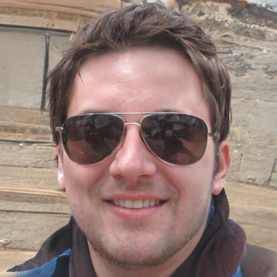 Elmir working with traditional fabrics